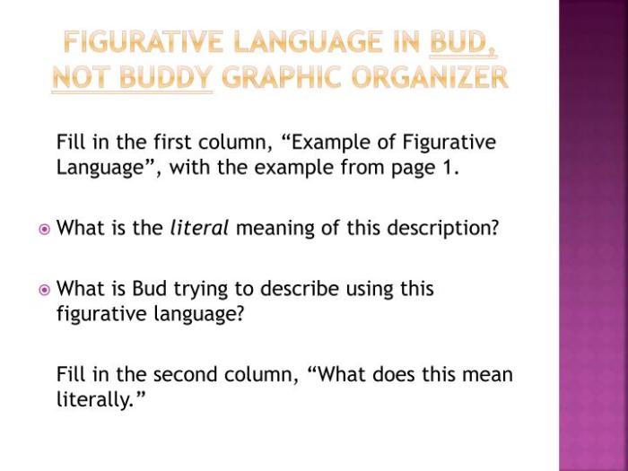 Figurative language in bud not buddy